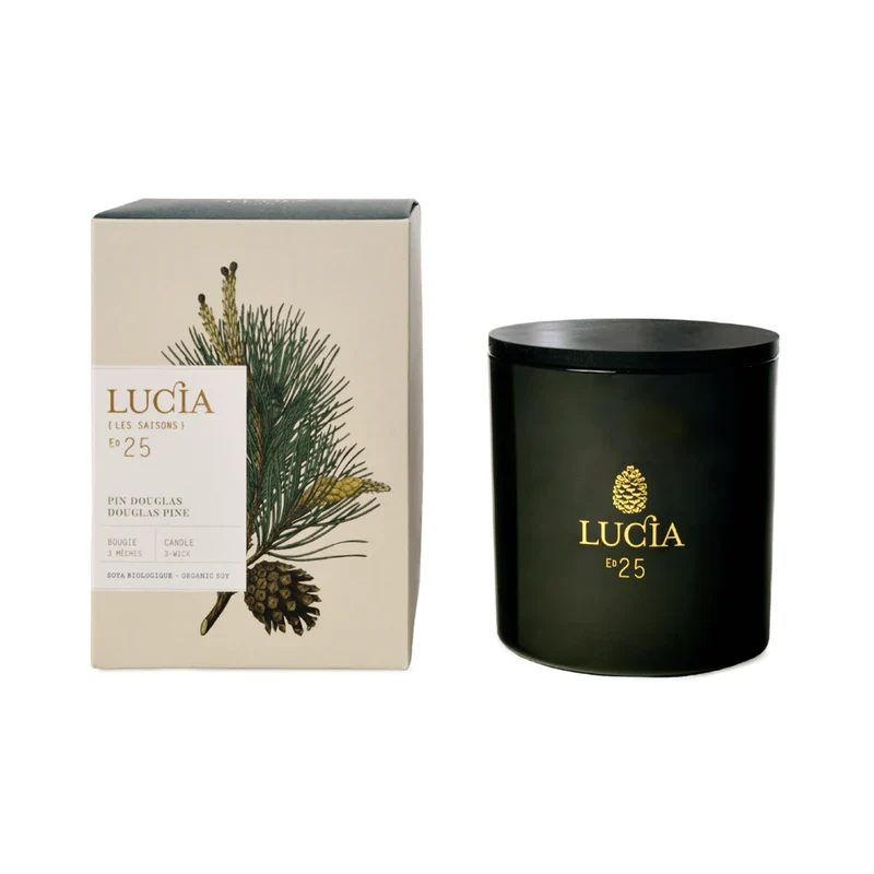 Bougie de soja Pin Douglas – Lucia Le Rameau d'Or