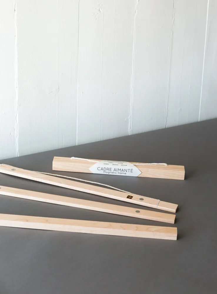 Cadres en bois aimantés - Érable Le Tenon et la Mortaise