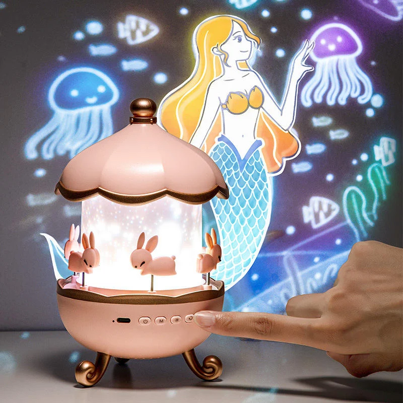 Ledsen™ BunnyProjector : Multi Film Lumière Lapine Conception Colorée Projecteur