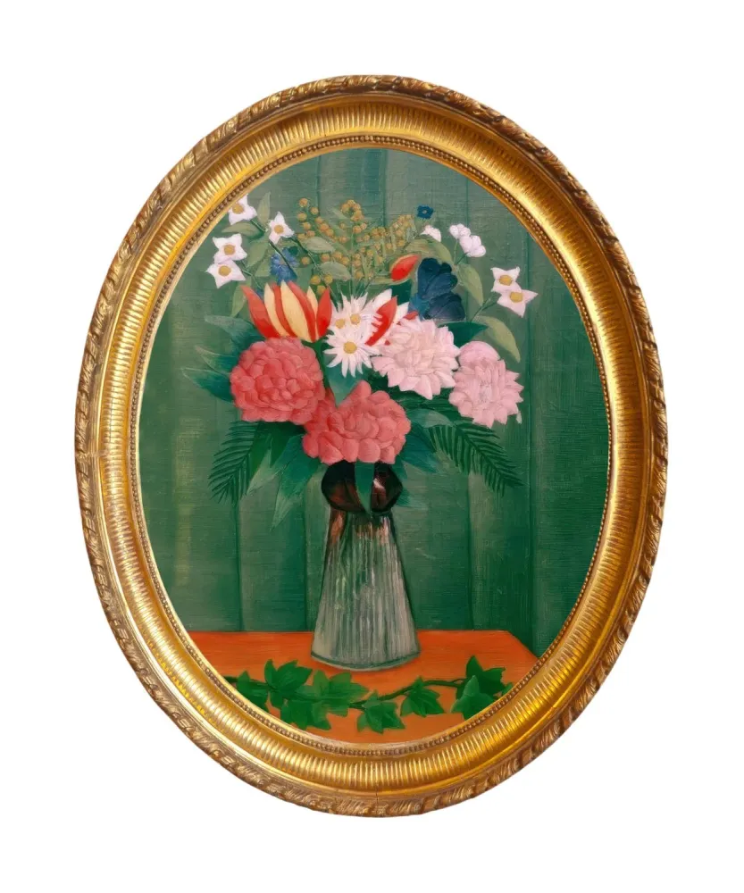 Cadre Forme Ovale Fraisée - Rousseau - Multicolore Les Archives - Really Nice Things