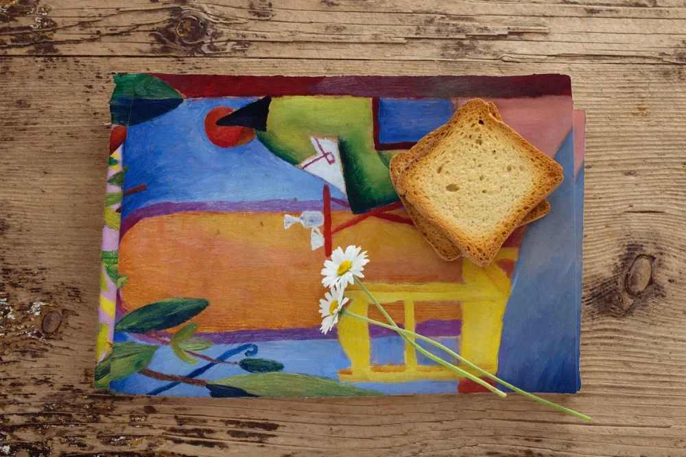 Tissu - August Macke Turkish - Multicolore Les Archives - Really Nice Things