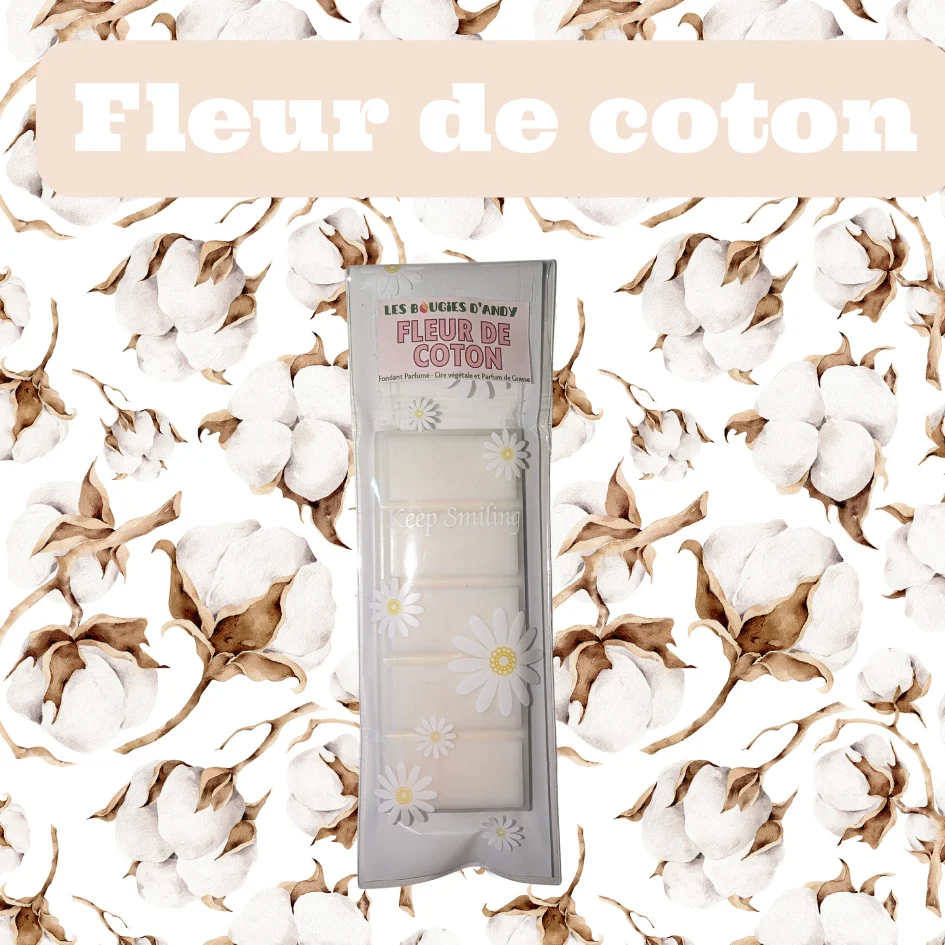 Snapbar Fleur de Coton Les bougies d'Andy