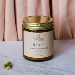 Désir - prune & cardamome Les bougies velasoja
