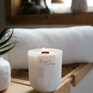 CHANDELLE PARFUMÉE RECHARGEABLE - Orange & Cantaloup Les Passionnées