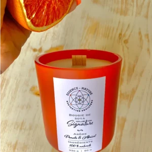 Bougie Collection Signature Pomelo et Abricot Les produits Essence~Nature
