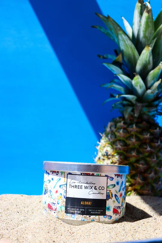 CHANDELLE - ALOHA! LES PRODUITS THREE WIX & CO.