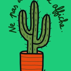 Affiche cactus @lesdessinsdelo