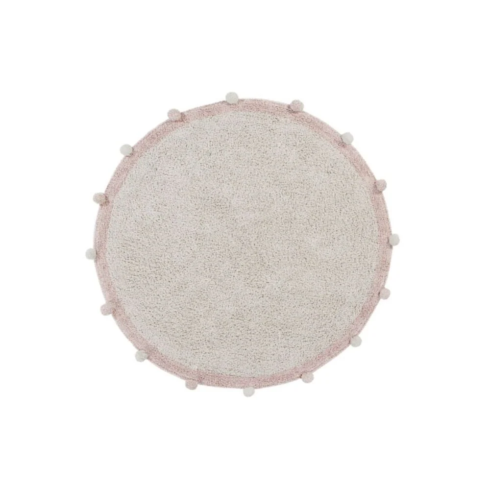 Lorena Canals Tapis enfant en coton Bubbly Vintage Nude 120cm