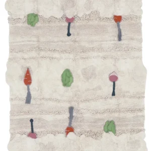 Lorena Canals Tapis lavable en coton - Veggie Garden - 120x160cm