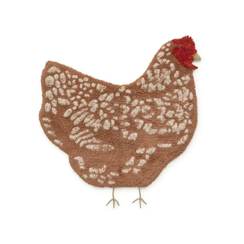 Lorena Canals Tapis de poule pour enfants 110x100 cm