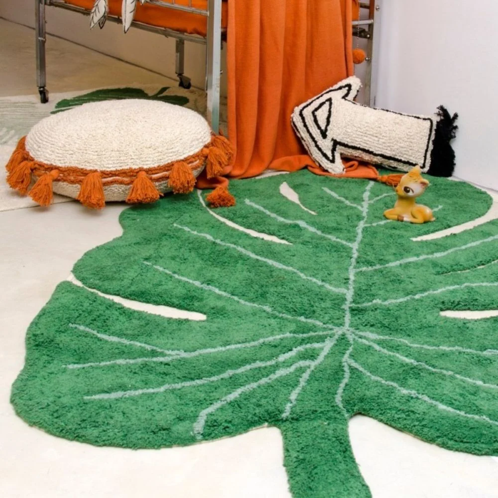 Lorena Canals Tapis pour enfants Monstera Leaf 120x160 cm