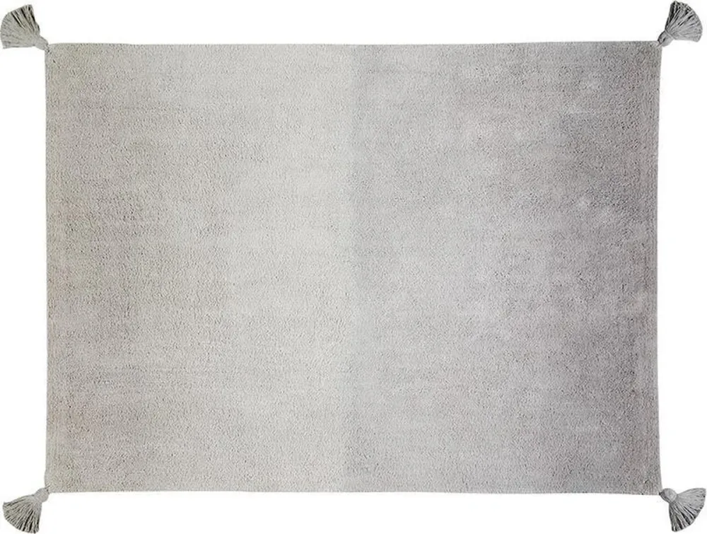 Lorena Canals Tapis réversible en coton lavable - Vice Versa Gris S - 120x160cm