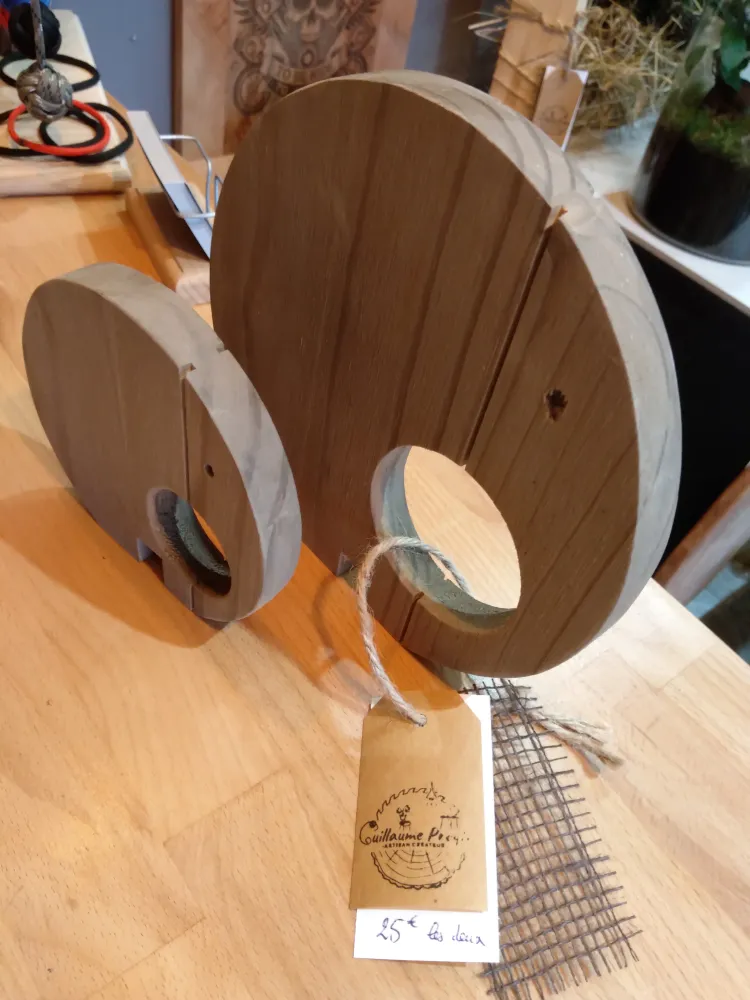 Éléphant en bois 20cm