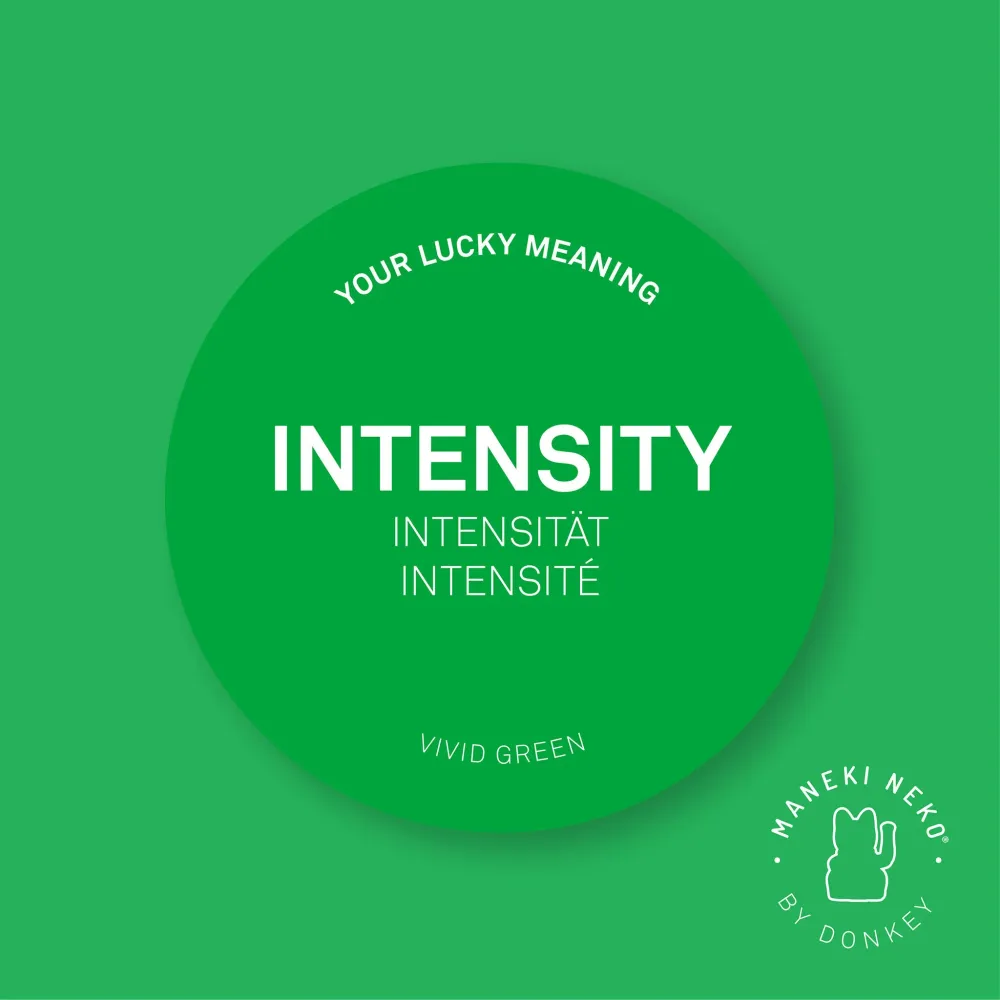 Lucky Cat Mini / Vert vif