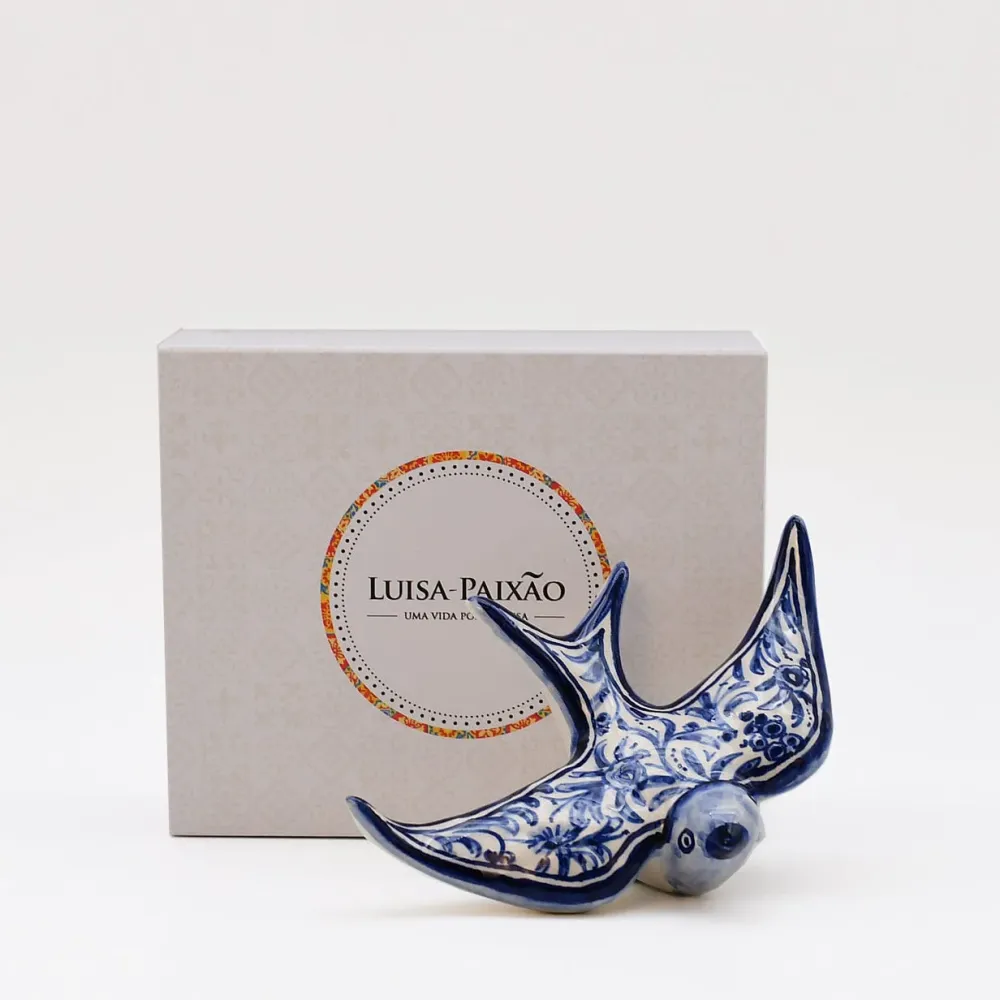 Coffret hirondelle "Coimbra" - Bleu Luisa Paixao