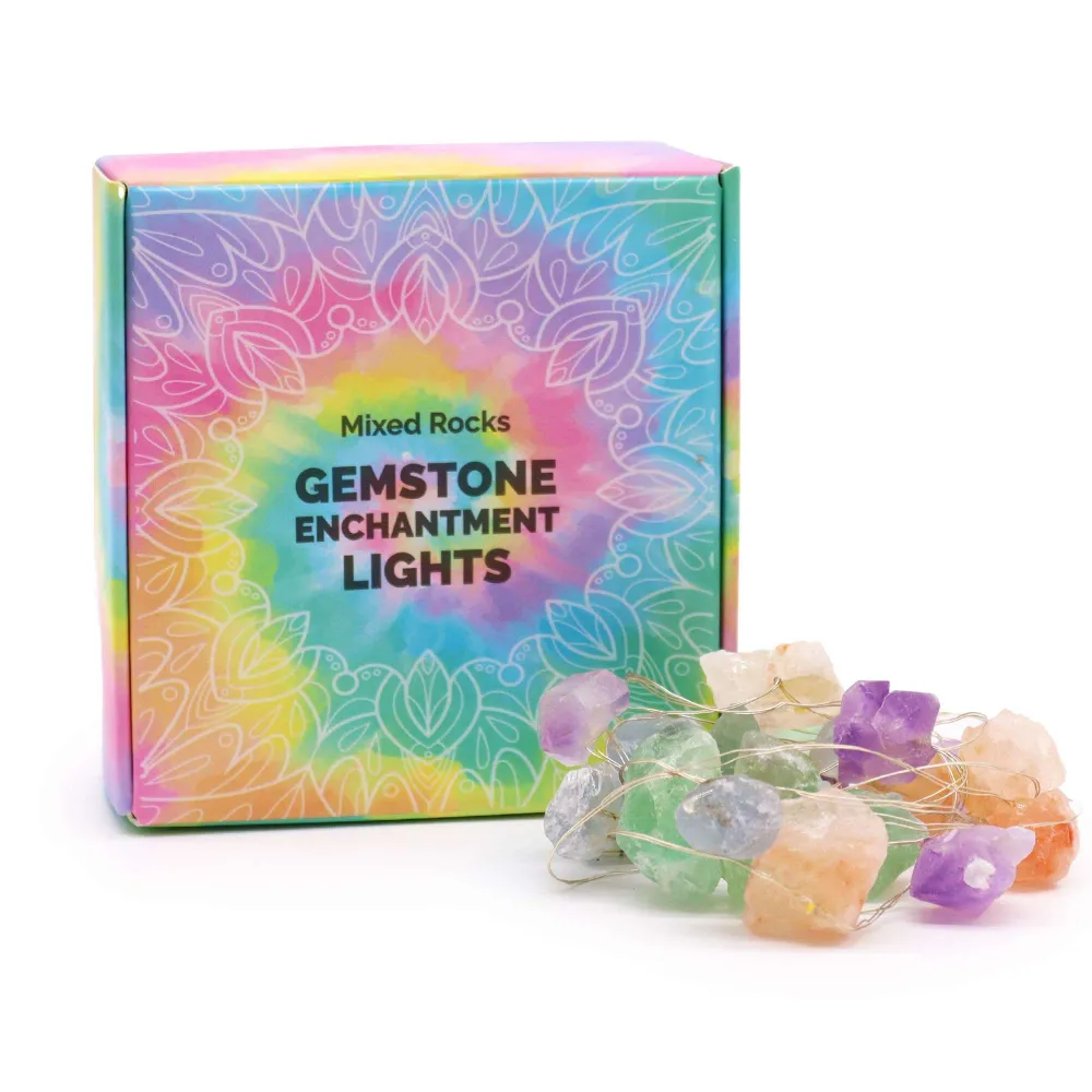 Lumières enchanteresses de pierres précieuses - Roches mélangées