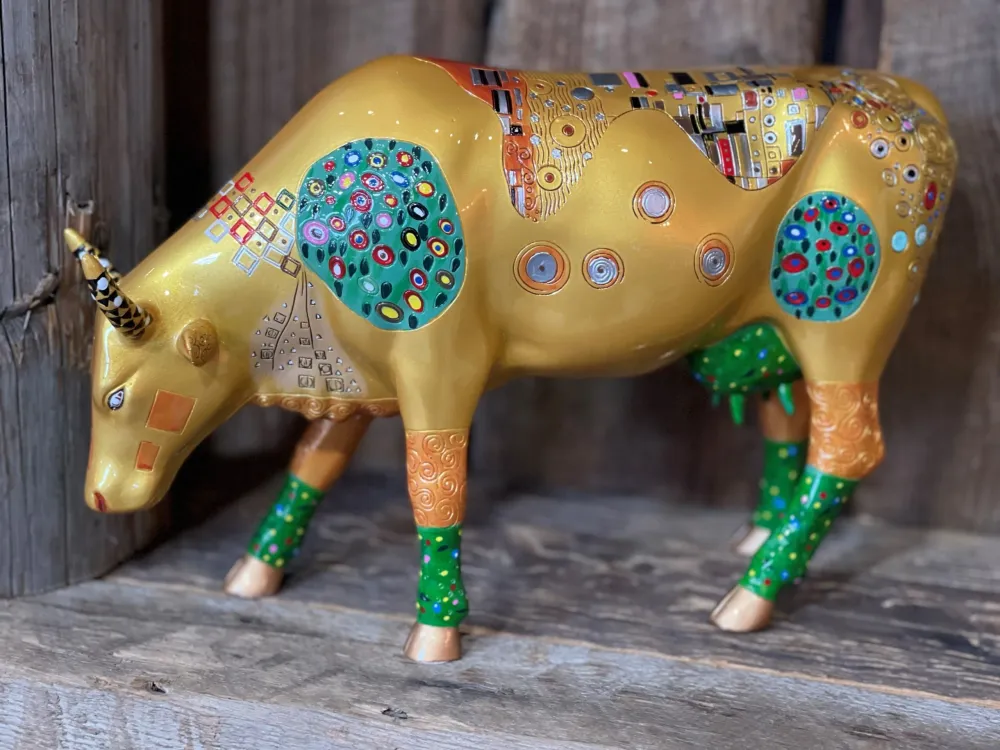 Vache Klimt Cow L'universdecodesarah
