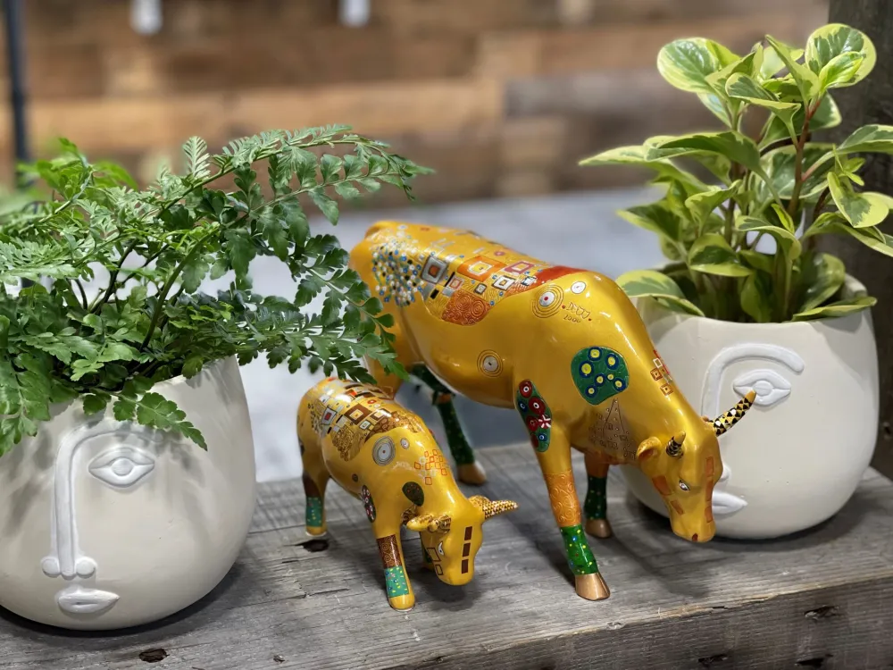 Vache Klimt Cow L'universdecodesarah