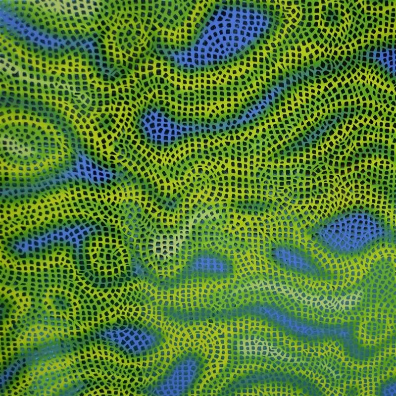 Lycra Foil Mosaïques Verts