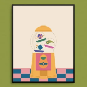MAD LOVE CREATIVE Affiche Galaxy Capsules