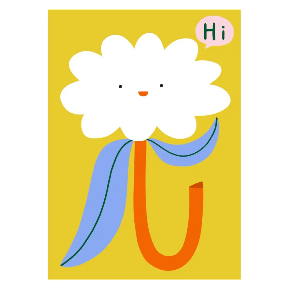 Mado Paper Collective - Art Print - Hi Flower 01