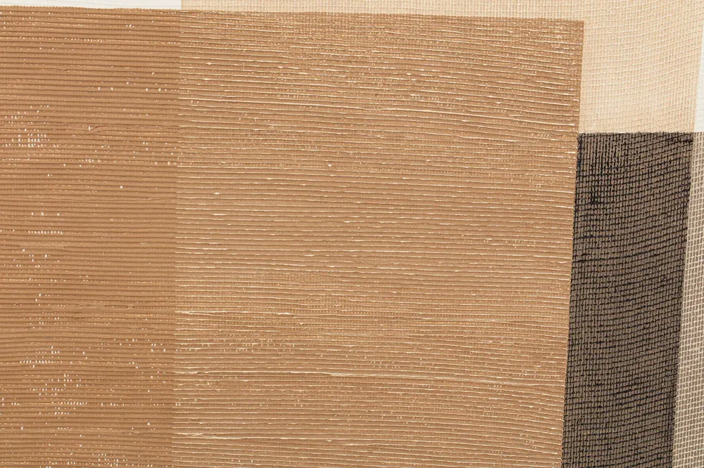 MAELINE N°2 Toile Abstraite marron 101x82 cm