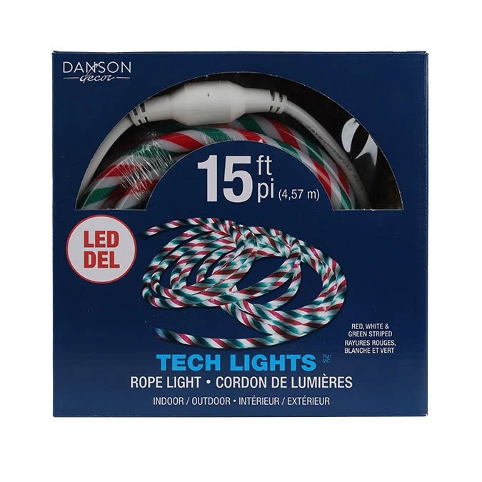 CORDON LUMINEUX, 4,57 M 13 MM CORDON LUMINEUX EN SUCRE D'ORGE, 120 LED Magasins Hart | Hart Stores