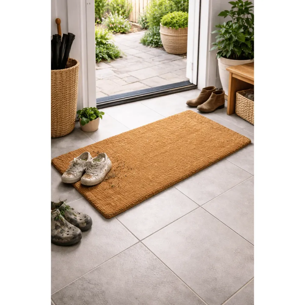 Tapis d’entrée en fibre de coco naturel avec endos en PVC Magasins Hart | Hart Stores