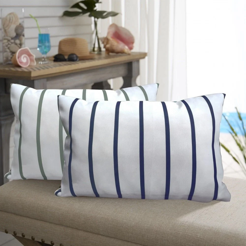 Tropicale - Coussin lombaire d'extérieur | 13x19" assorti Magasins Hart | Hart Stores