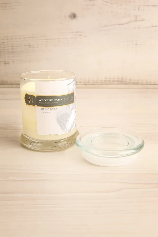Chandelle en Verre Parfumée au Yuzu Maison Garçonne
