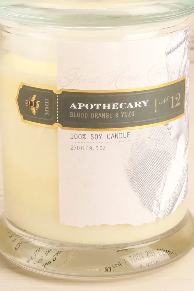 Chandelle en Verre Parfumée au Yuzu Maison Garçonne