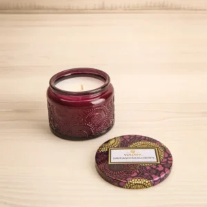 Santiago Huckleberry | Mini Chandelle en verre Maison Garçonne