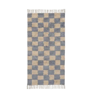 Mara Washable Rug - Mist Blue/Warm Sand