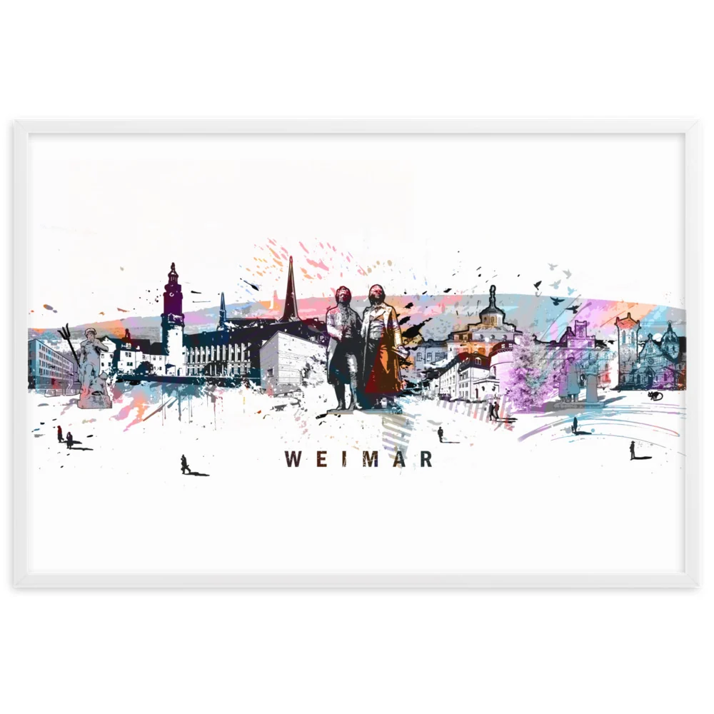 Affiche - Skyline de Weimar Marko Kurth