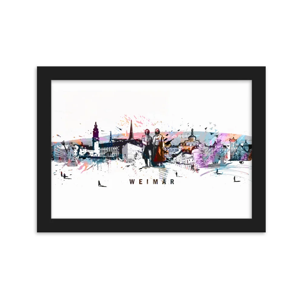 Affiche - Skyline de Weimar Marko Kurth
