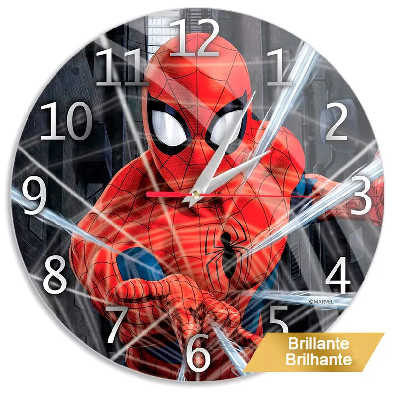 Marvel Spiderman wall clock