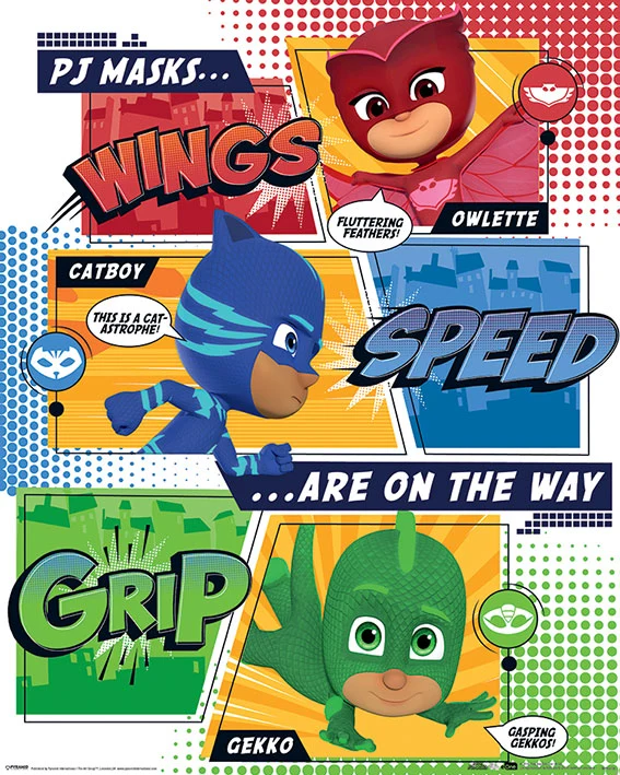 PJ Masks On Way - Mini Poster