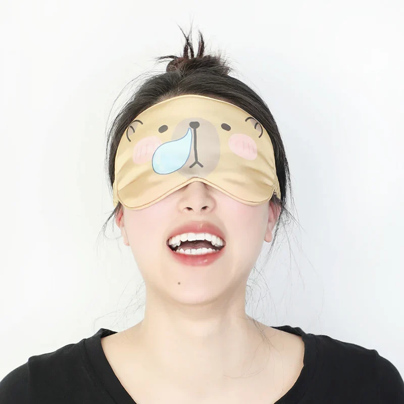 Masques de sommeil personnalisés Masque pour les yeux en soie pour dormir