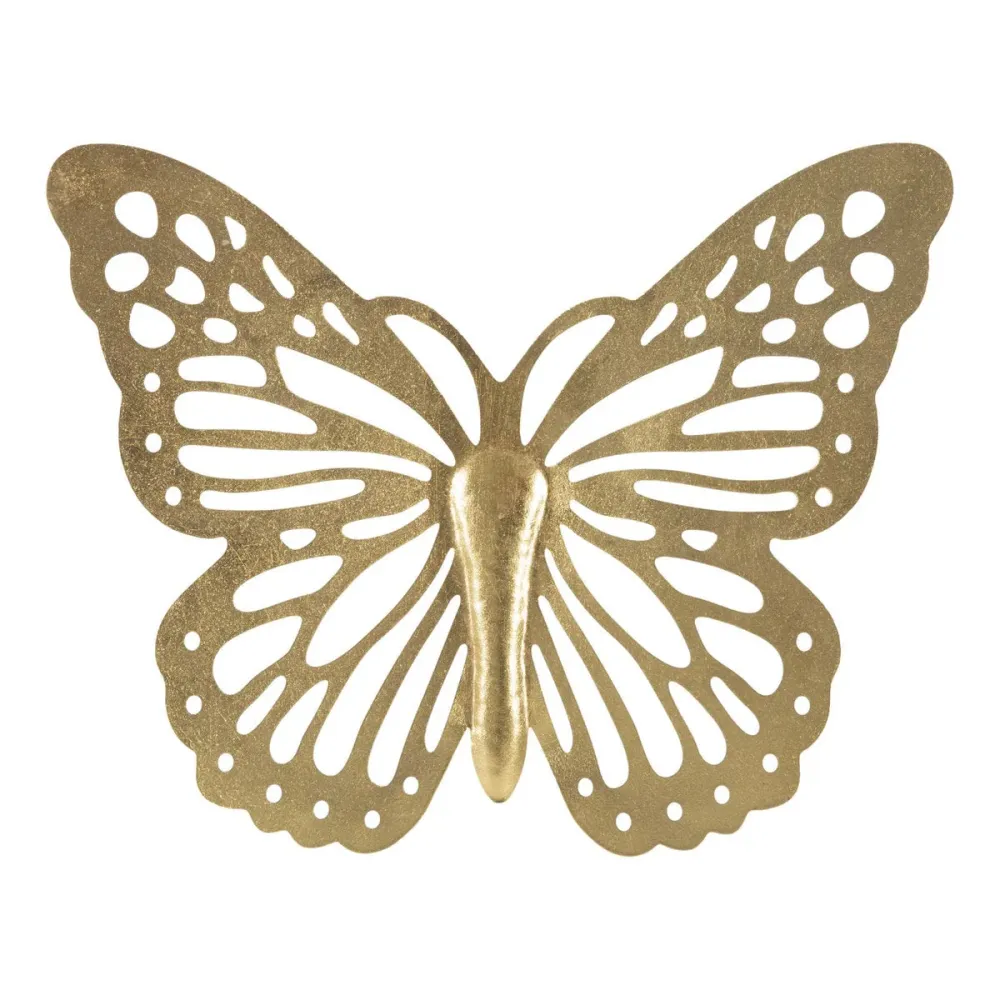 Décoration papillon 3D dorée – Élégante touche murale Mauro Ferretti