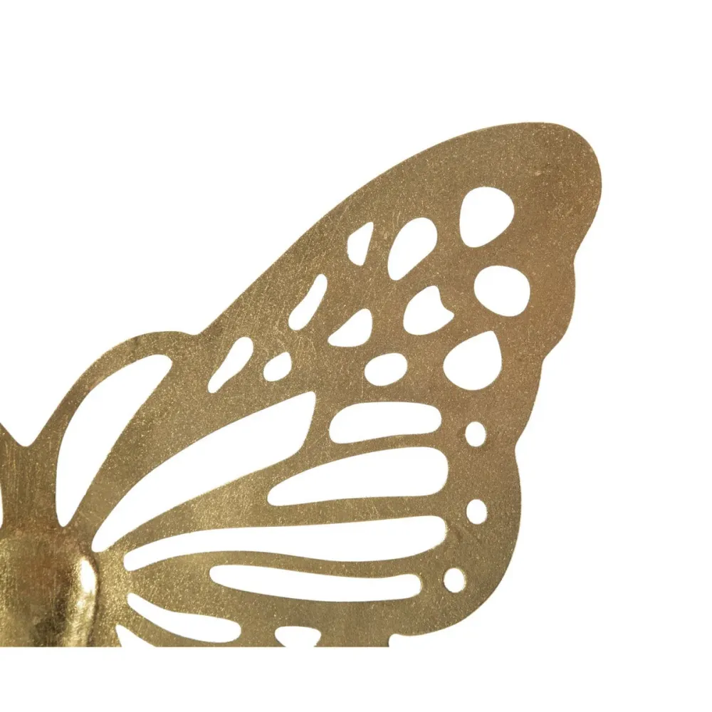 Décoration papillon 3D dorée – Élégante touche murale Mauro Ferretti