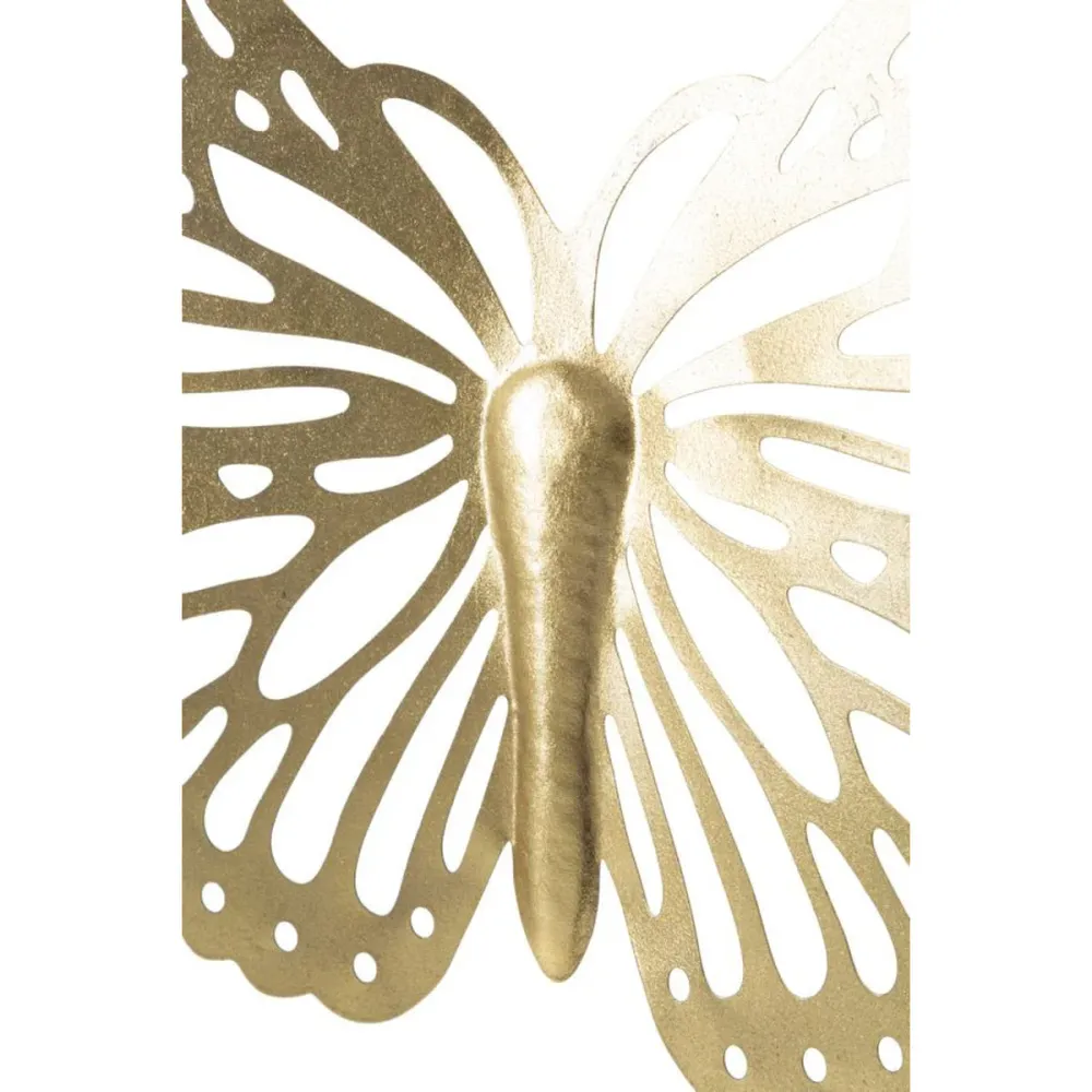 Décoration papillon 3D dorée – Élégante touche murale Mauro Ferretti