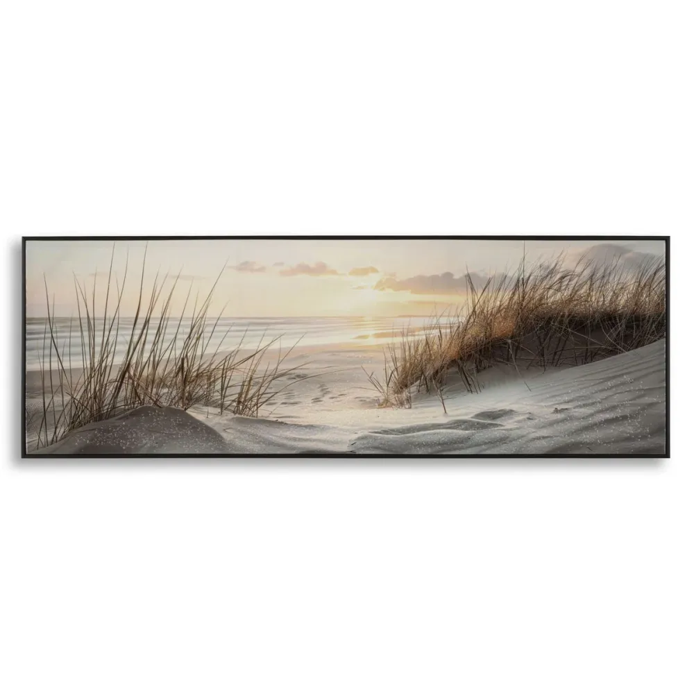 Impression sur toile de Mauro Ferretti, laquée, avec cadre en bois de sapin.