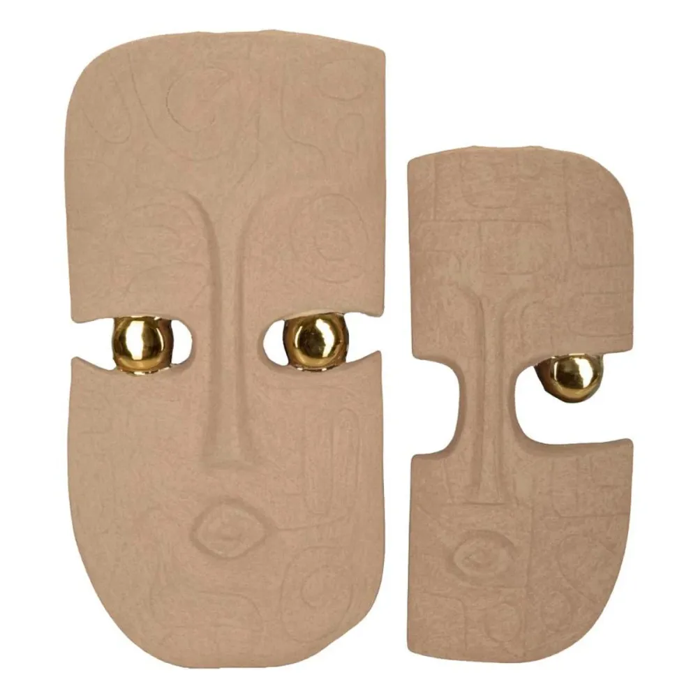 Mauro Ferretti Dakar wall decor set 2 pcs ceramic