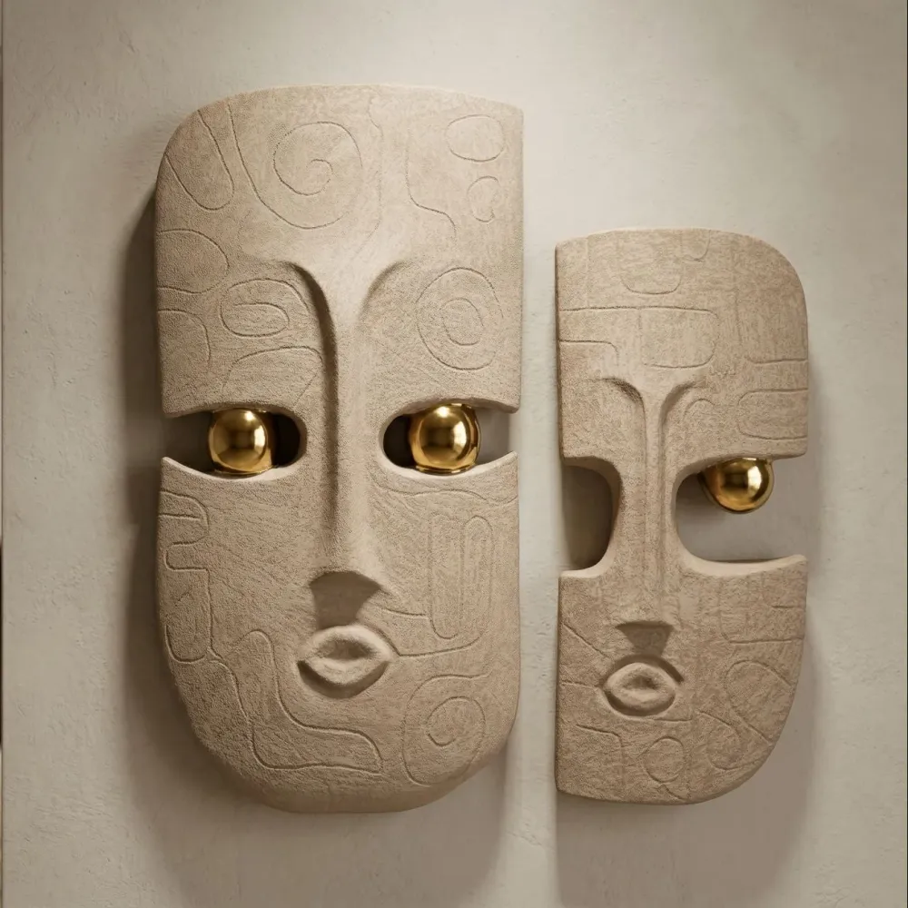 Mauro Ferretti Dakar wall decor set 2 pcs ceramic