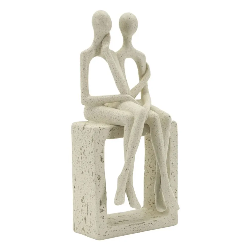 Sculpture de couple Stons – Symbole minimaliste d'intimité Mauro Ferretti