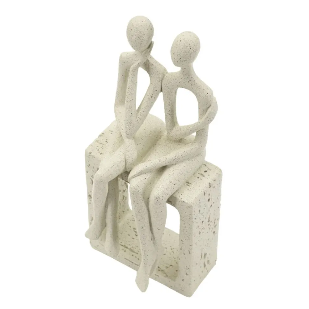 Sculpture de couple Stons – Symbole minimaliste d'intimité Mauro Ferretti