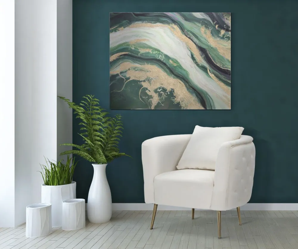 Tableau abstrait sur toile – Art mural moderne et coloré Mauro Ferretti