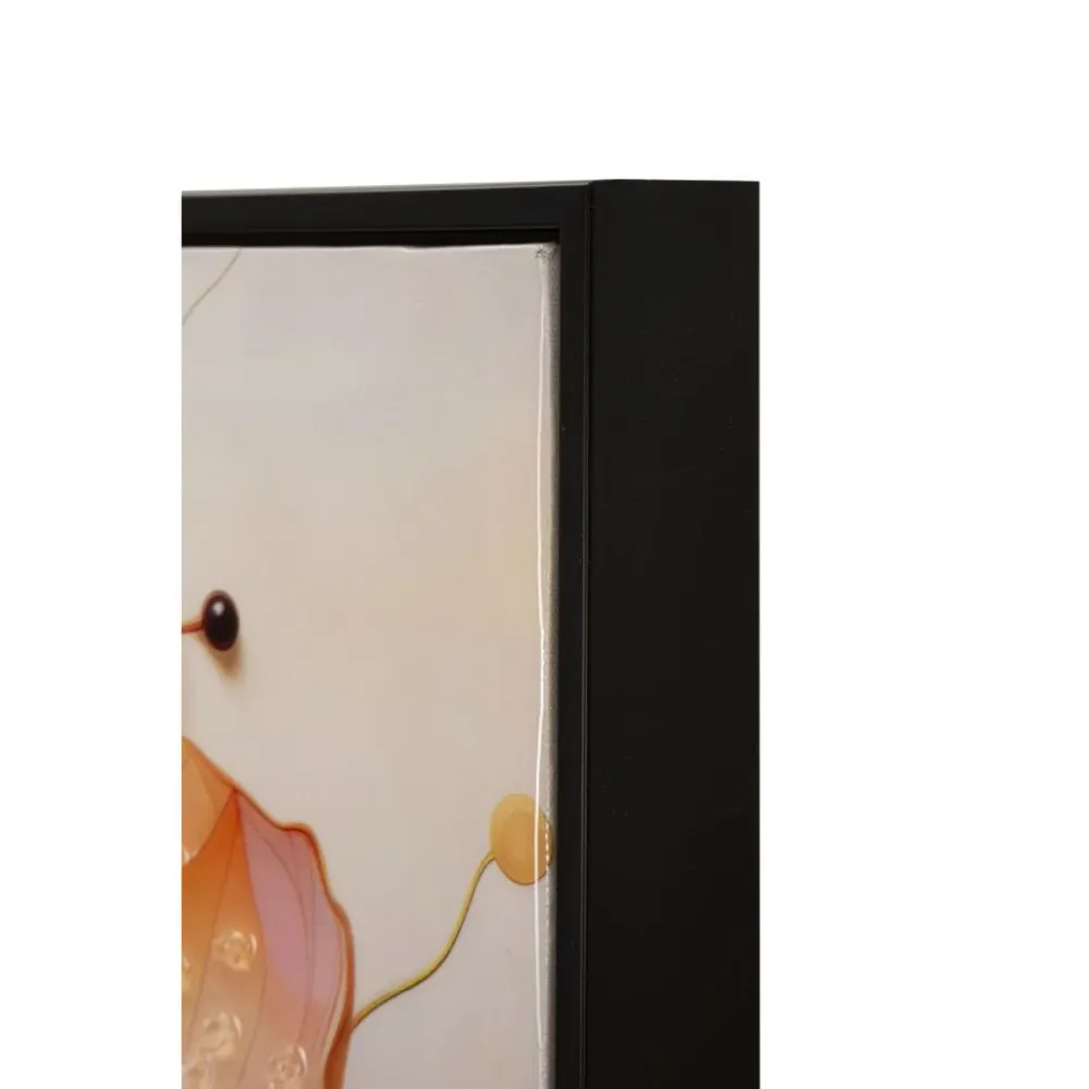 Tableau sur toile encadré – Fleurs multicolores éclatantes en relief Mauro Ferretti