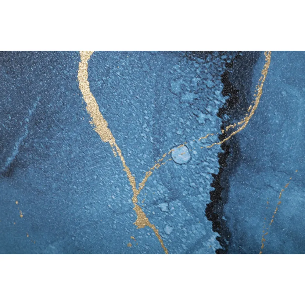 Toile bleue abstraite – Décoration murale de style impressionniste Mauro Ferretti