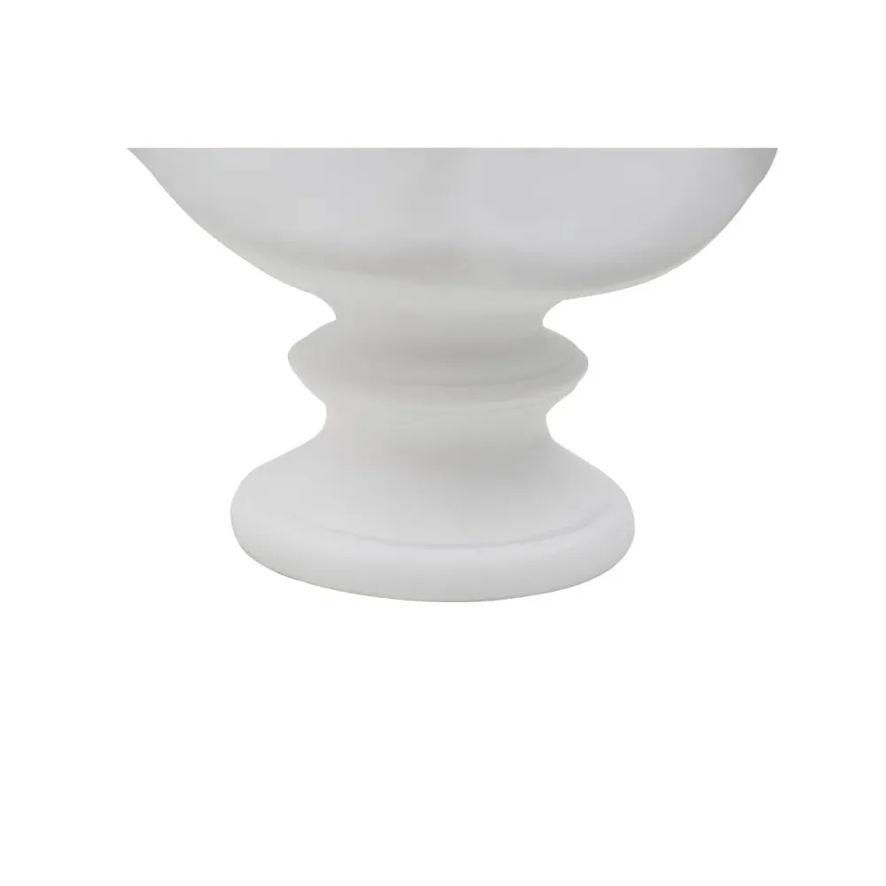 Tête masculine en polyrésine blanche – Élément décoratif d'art classique Mauro Ferretti